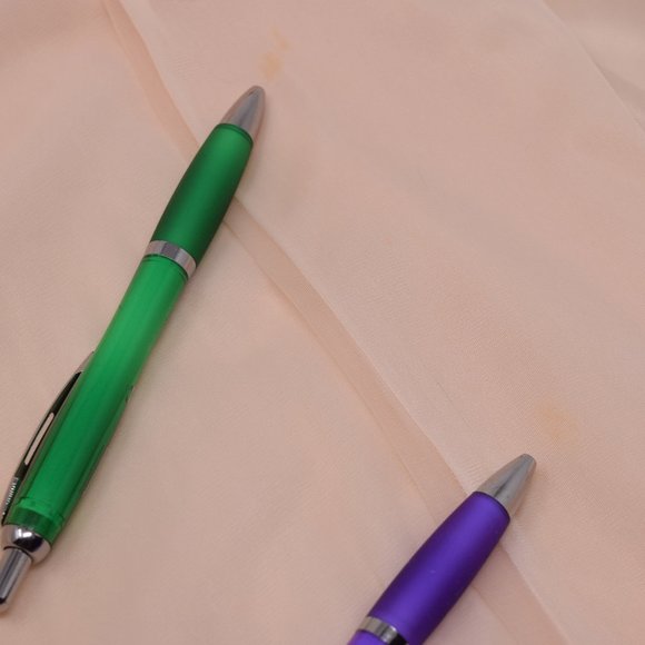 Vanity Fair Robe 2 Layer Peignoir 38 Chiffon Peach Vintage 1950s Hollywood Glam - Picture 13 of 14